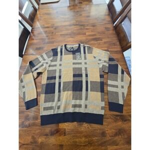 Point Zero Gold Black Label Pullover Sweater‎ XL Cotton New With Tag Sku 63